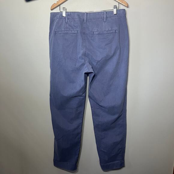 Gap Pants Stroight Cotton Washed Out Blue Hi Rise Chinos Khakis Casual Comfy 14T - Picture 3 of 6